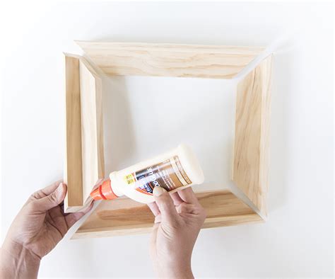 Diy Floating Canvas Frame Room For Tuesday
