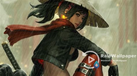 14 Anime Girl In The Rain Live Wallpaper Sachi Wallpaper