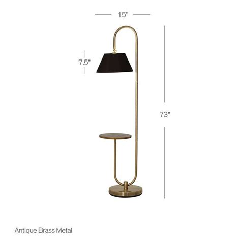 Shop modern chandeliers, sconces, lamps & pendants only at west elm®. Lafever 73" Tray Table Floor Lamp | Arched floor lamp ...