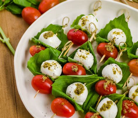 Recipe Tomato And Mozzarella Caprese Skewers Kitchn