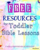 Photos of Bible School Lessons For Toddlers