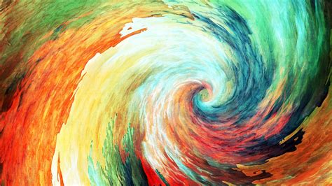 Colorful Painting Anime Spiral Abstract Wallpapers Hd Desktop And
