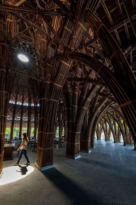 Bamboo Dome Built By Vo Trong Nghia Architects Has Turned Heads Over A Lakeside Restaurant