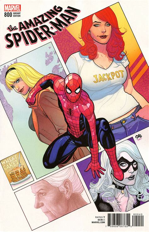 Amazing Spider Man 2015 800 Vfnm Frank Cho Variant Cover