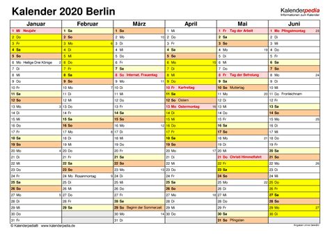 The current government is coalition of alliance 90/the greens and the. Kalender 2020 Berlin: Ferien, Feiertage, Excel-Vorlagen