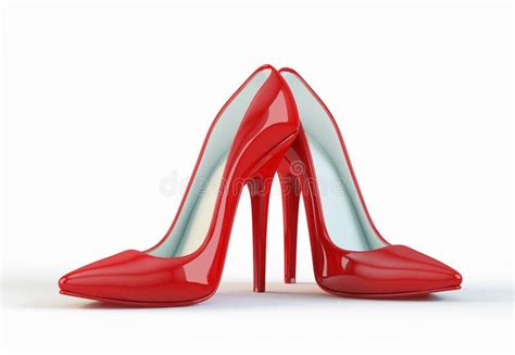 Red High Heel Shoes Stock Image Image 22840851