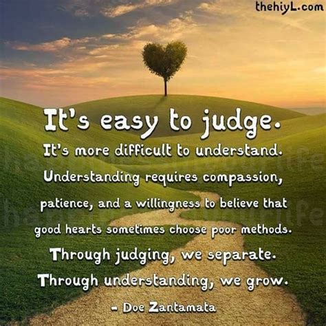 ~doe Zantamata Being Judgemental Vs Understanding People Quotes
