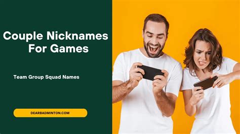 couple nicknames for games [ cool paired matching ]