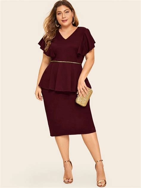 Our cheap peplum dress is a statement whichever way you look at it. Pin on Dress up