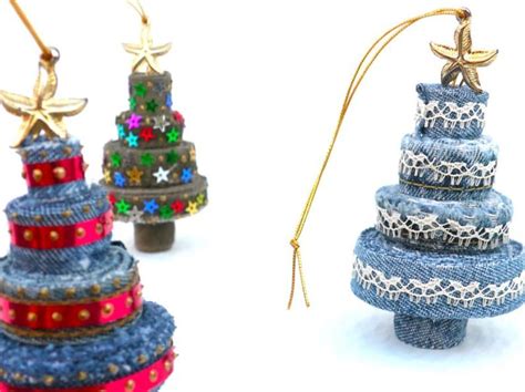 10 Of The Best Christmas Denim Decorations How To Make Ornaments