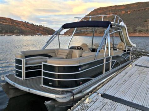 Luxury 27′ Godfrey Aqua Patio Double Deck Pontoon W Slide And Grill