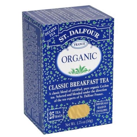 St Dalfour Organic Classic Breakfast Tea 25 Tea Bags 25 Bag Kroger
