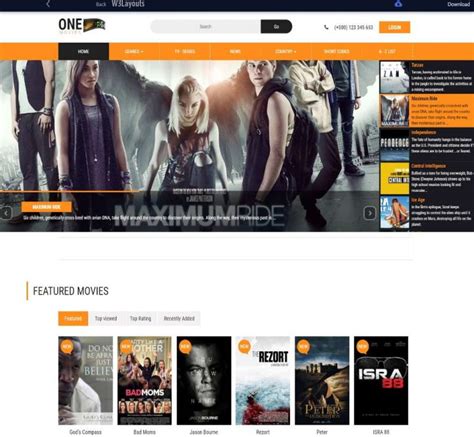 5 Best Free Bootstrap Movie Templates In 2023 Prospected