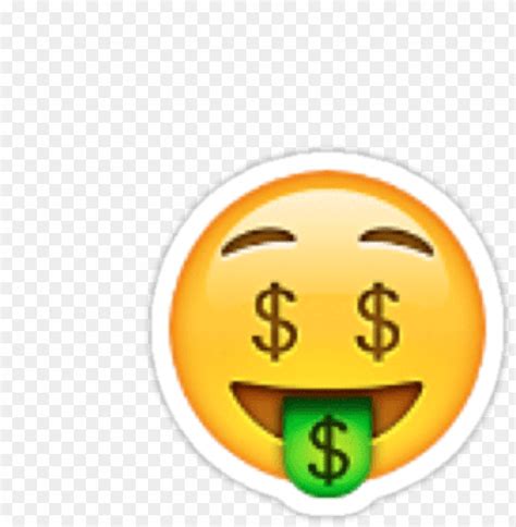 Free Download Hd Png Transparent Background Money Eyes Emoji Png