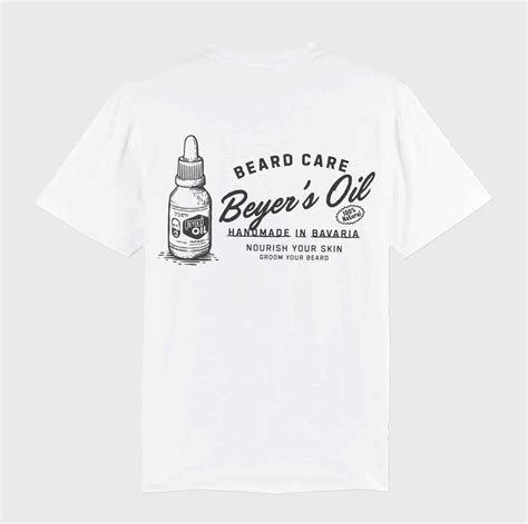 Beyers Oil T Shirt Bottle White