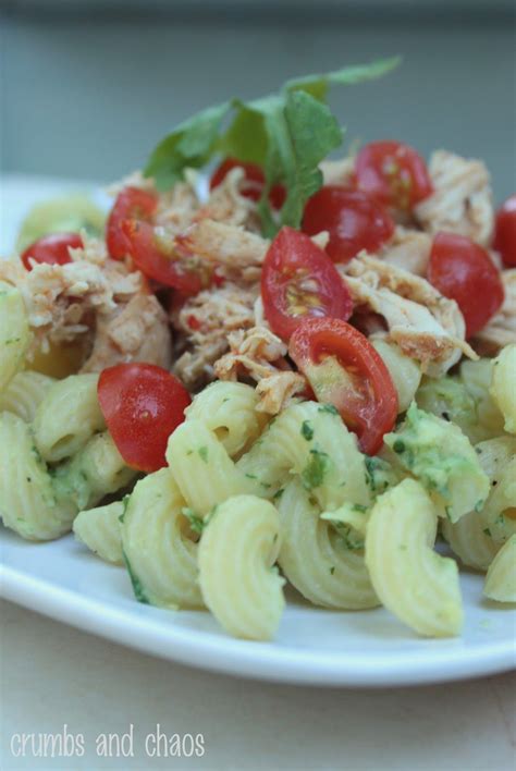 Avocado Pasta With Chicken And Tomatoes Recipe Chicken And Tomatoes