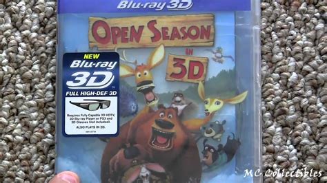 Open Season Blu Ray 3d Unboxing Review Youtube