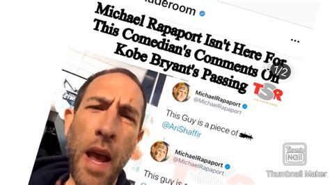 Ari Shaffir says this about Kobe!!! Ari shaffir is a piece ...