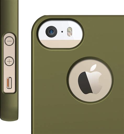 S5 Slim Fit Case For Iphone 55sse Soft Camo Green Elago Slg Design