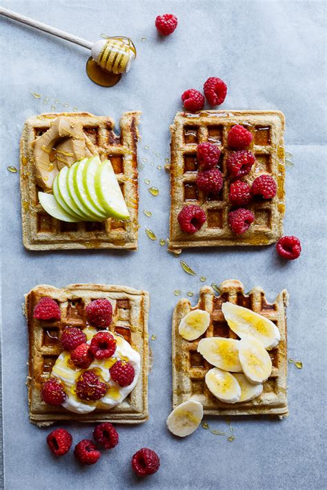They smell amazing as they bake and they have a pleasant vanilla flavor. Easy healthy banana oat waffles - Simply Delicious