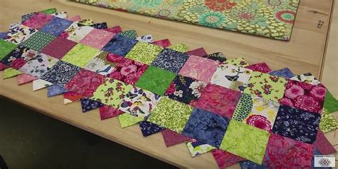 Charm Squares Make An Easy And Attractive Runner Quilting Digest