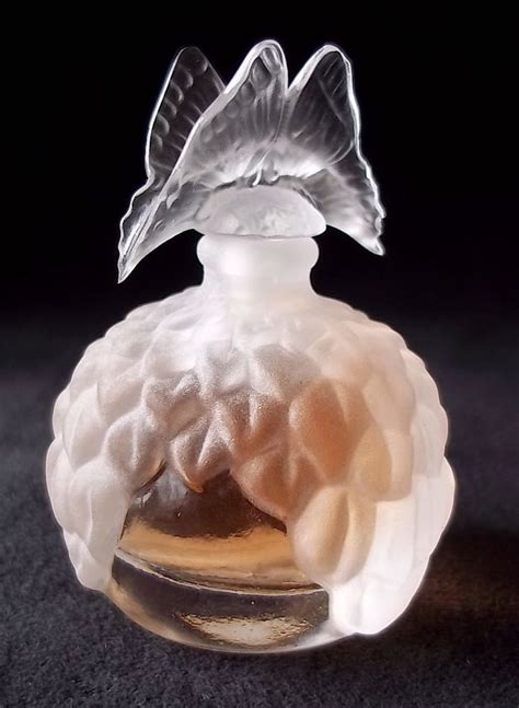 Lalique Miniature Perfume Bottle Full 2003 Limited Edition Butterfly