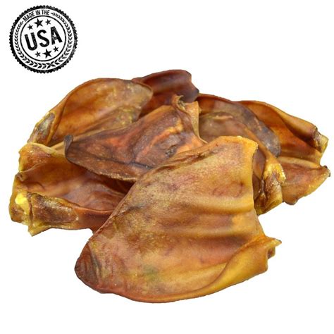 The ear pig is made of high quality plastic and has a soft rubber grip. Made in USA Natural Jumbo Pig Ears for Dogs Great Dog ...