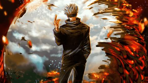 We hope you enjoy our growing collection of hd images to use as a background or home screen for your smartphone or please contact us if you want to publish a jujutsu kaisen wallpaper on our site. Satoru Gojo Between Fire HD Jujutsu Kaisen Wallpapers | HD Wallpapers | ID #46398