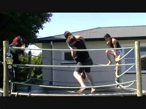 Although not legitimized, backyard wrestling federations are often created and consumptive of time and finance to maintain like any organization. Tag Team Title Match JuggerKrump vs TNT backyard wrestling ...