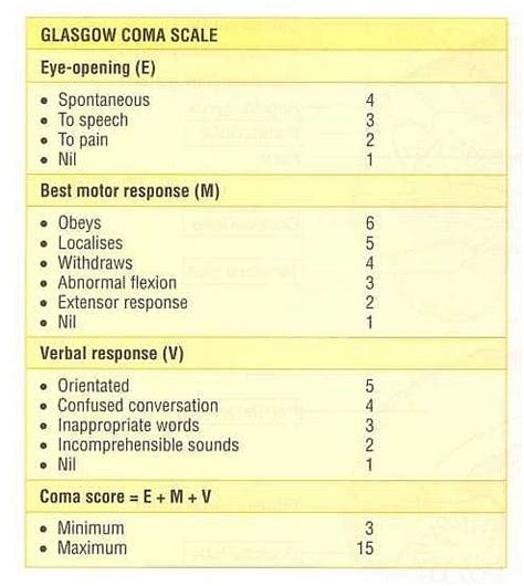 Glasgow Coma Scale بالعربي Glasgow Coma Scale By Medicoapps The