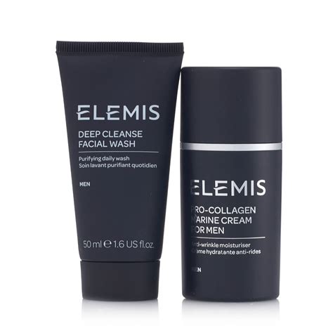 The most common men's face products material is metal. Elemis Men's Pro-Collagen Marine Cream & Facial Wash - QVC UK