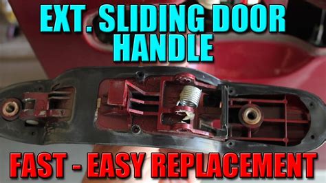 The interior door handle on the drive door broke when my hubby went to open it recently, its a 94 chevy suburban and i need to know how to fix it. How to Fix Minivan Door Handle - YouTube