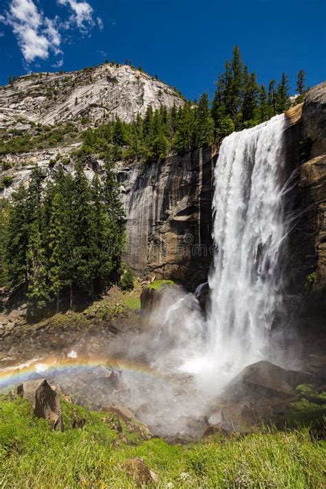 Vernal Fall In Yosemite National Park California Usa Stock Image