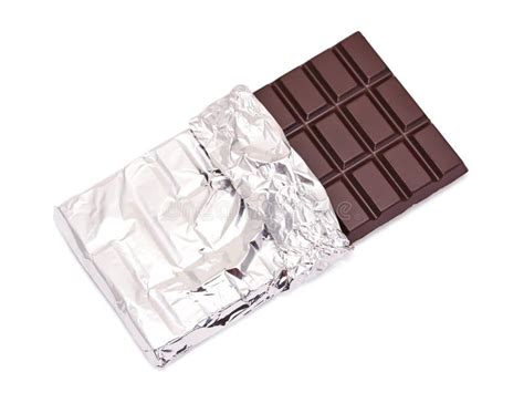 Barra De Chocolate En Envoltura De La Hoja Foto De Archivo Imagen De