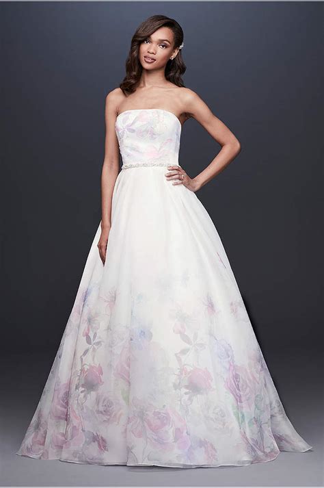 Get the lowest price on your favorite brands at poshmark. White by Vera Wang Fit and Flare Wedding Dress | David's ...