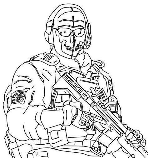 Call Of Duty Ghosts Coloring Pages