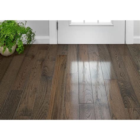 Bruce Plano Oak Gray 34 In Thick X 5 In Wide X Varying Length Solid