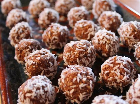 Chocolate Date Coconut Balls Vegan Cabin Life