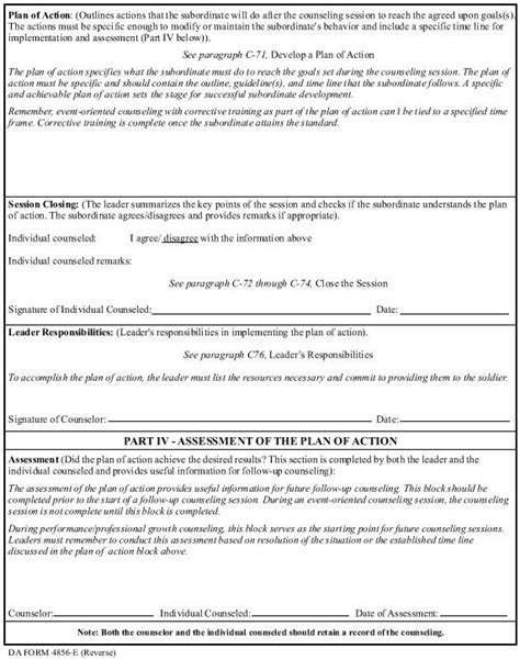Da Form 4856 Fillable Apft Failure Printable Forms Free Online