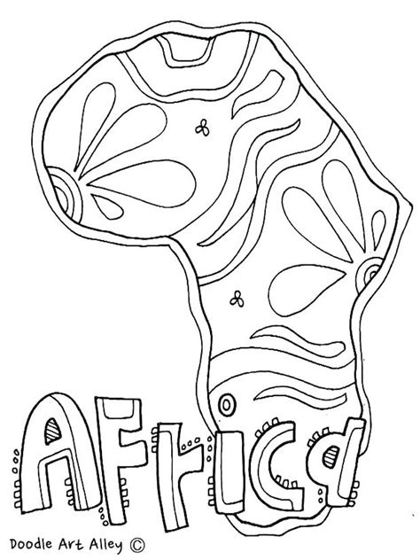 Розмальовки Африка роздрукувати безкоштовно онлайн
