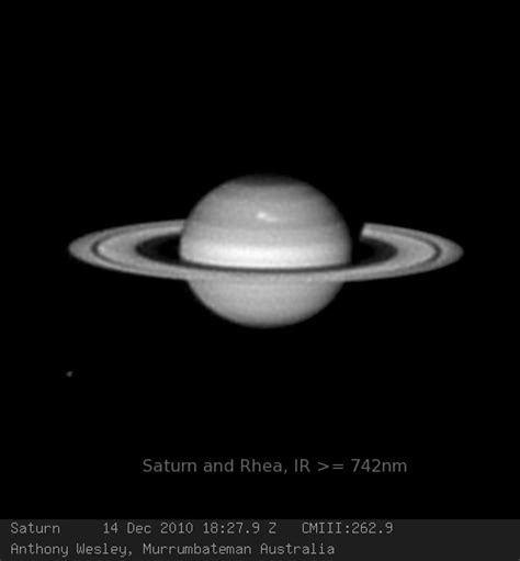 Bright White Storm Raging On Saturn Universe Today