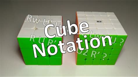 How To Read Moves Rubiks Cube Notation Youtube