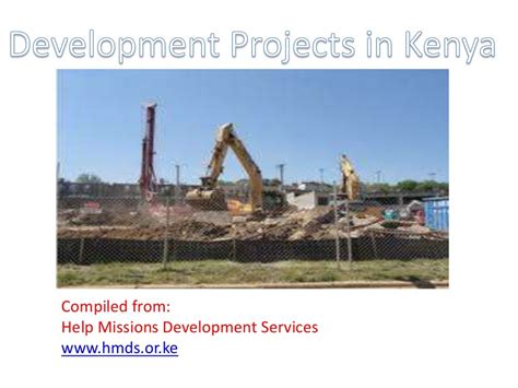 Development Projects In Kenya