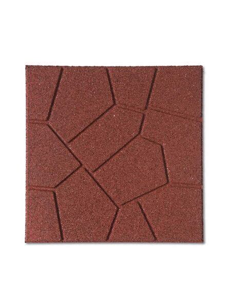 Reversible Rubber Paver 16 X 16 Outdoor Rubber Flooring Rubber