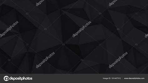Low Polygon Shapes Black Background Dark Crystals Triangles Mosaic
