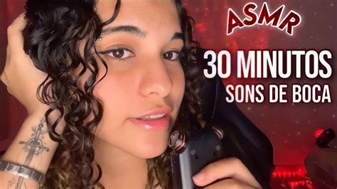 asmr 30 minutos de sons de boca sensÍveis e intensos no tascam youtube