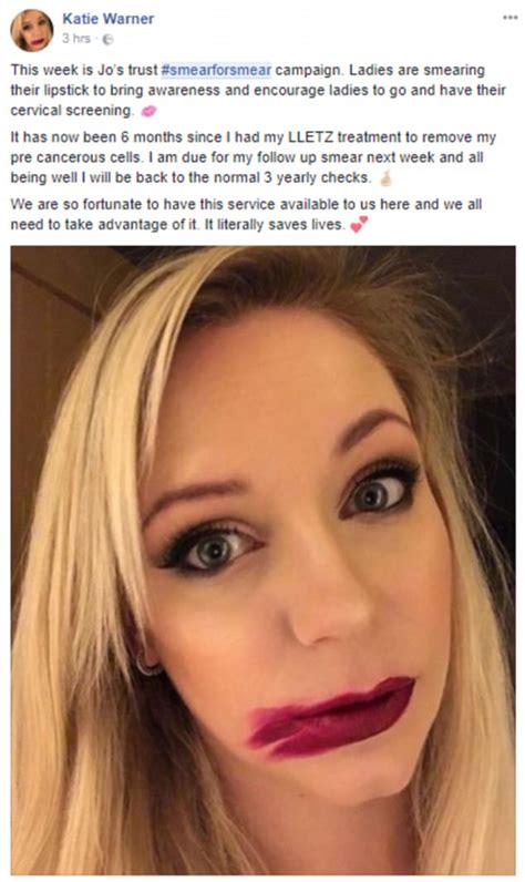 Women Share Lipstick Smudging Selfies For Smearforsmear Daily Mail Online