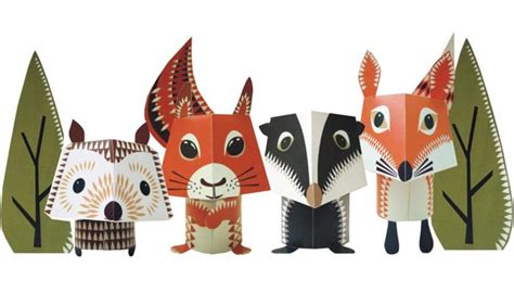 Cute Animal Paper Crafts Designed By Mibo Gadgetsin