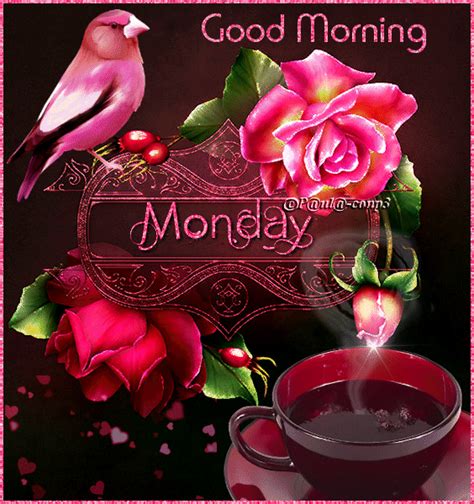 Happy Monday Greetings Gif Good Morning Motivational Quotes