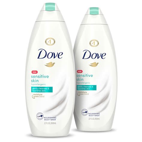 Dove Sensitive Skin Body Wash Sensitive Skin 22 Oz 2 Count Walmart